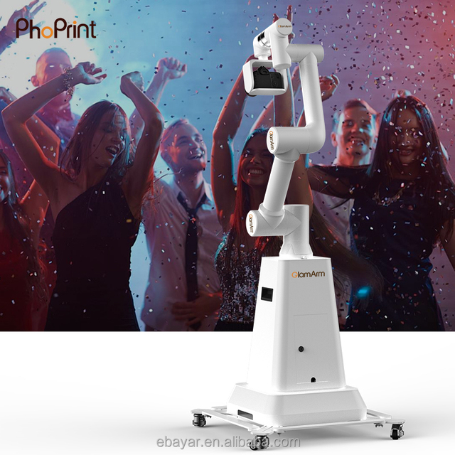 Commercial Photo Camera Video Robot Arm 6 Axis Motion Control Glambot Photo Booth