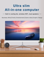2026 New Design Factory Office Pc I9 I7 I5 1080 Desktop All in One Computer 24'' Monoblock Led Ips Aio Pc
