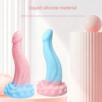 Dildo de Silicona Suave con Ventosa y Tentáculos de Pulpo, Tapón Anal para Mujeres, Talla L, Marca Sexbay, 100% Impermeable