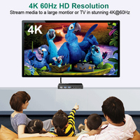 Commutateur KVM 4K @ 60Hz 2x1 HDMI HDR & D-olby vision Commutateur KVM USB3.0 Commutateur vidéo 2 en 1 pour moniteur PC PS5