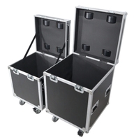 Boîtier de câble de transport lourd personnalisable pour le stockage de voyage en avion Boîtier de route en aluminium avec support OEM & ODM
