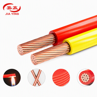 Câble d'alimentation flexible BVR 10 mm, cuivre toronné BC, monoconducteur, isolé PVC, connecteur de mise à la terre