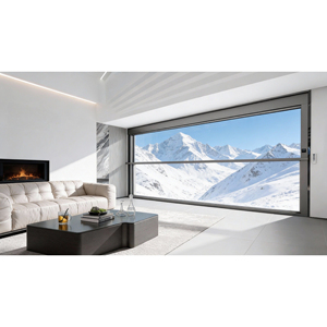 Fenêtres coulissantes verticales automatiques modernes XiaoDe, résistantes aux ouragans, fenêtres électriques intelligentes à levage et glissière pour villa et appartement - Product Image 3