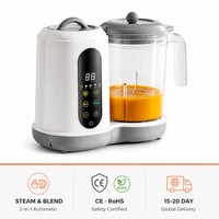 CE-gecertificeerde babyvoedselmaker 4-in-1 stoom, blend, warmte, LED-touch, baby puree blender, aanvullende groothandel leverancier