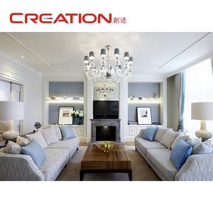 <span class=keywords><strong>Suite</strong></span> de luxe en cuir capitonné pour hôtel avec fauteuil d'appoint assorti et table d'appoint en bois massif pour les suites de luxe - Product Image 4