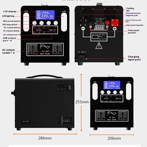 UPS portable 500W pour extérieur, batterie mobile domestique 110V/220V 2048Wh 2200W, panneau solaire, prises AU/US/EU pour usage extérieur - Product Image 3