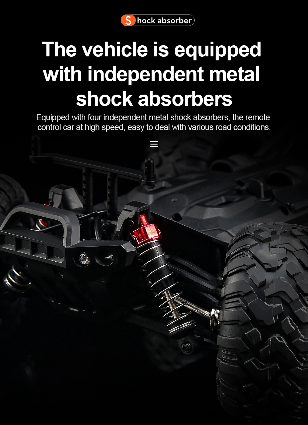 HOSHI N416 1/16 High Speed Truck 4WD 36KM/H Supersonic Monster Truck Off-Road Vehicle Electronic Toys Christmas gift Green