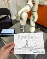 Robot de Dibujo Multifuncional Compatible con 0.5kW, con Capacidad de Producción de 100 Unidades, para Decoración de Pasteles con Temática de Postres Coloridos