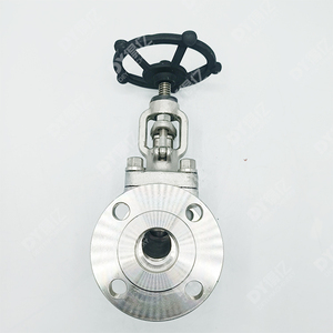 Vannes à boisseau sphérique manuelles 150LB en acier inoxydable forgé 316/CF8M à extrémité à bride, pièces personnalisables OEM DY-BV12508 - Product Image 1