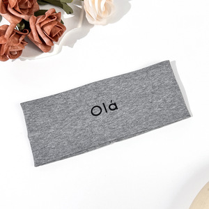 Diadema Deportiva Elástica de Punto Estilo Europeo-Americano con Estampado de Letras, Absorbente de Sudor, para Yoga - Product Image 4