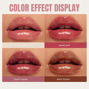 Long-Lasting Shinny Vegan Lip Tint Custom Logo Lip Gloss High Quality Glossy Lipstick With Glitter Feature <b>Clear</b> Gel Makeup - Product Image 4