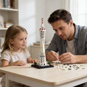 Mattoncini da Costruzione Personalizzati con Logo Torre <span class=keywords><strong>di</strong></span> Canton, Blocchi Creativi da Assemblare, Direttamente dalla Fabbrica per <span class=keywords><strong>Rivenditori</strong></span> - Product Image 1