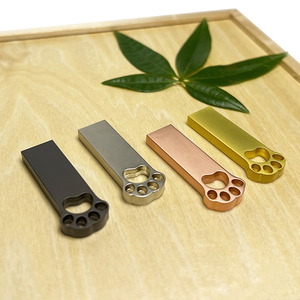 <span class=keywords><strong>Chiavetta</strong></span> <span class=keywords><strong>USB</strong></span> 2.0/3.0 in Metallo a Forma di Zampa di Gatto, 32GB-128GB, Nuovo Logo Personalizzato, Garanzia di 3 Anni, Chip Flash di Classe A - Product Image 3