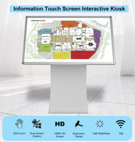 Écran tactile HDFocus 49 pouces pour une signalisation intérieure efficace dans les environnements professionnels