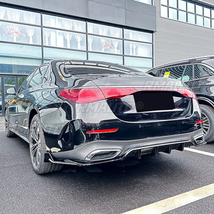 ชุดแต่งรอบคันสำหรับ Mercedes Benz E-Class W214 S214 AMG 2024+ สปอยเลอร์กันชนหลัง ดิฟฟิวเซอร์กันชนหลัง อุปกรณ์ตกแต่งรถยนต์ - Product Image 3