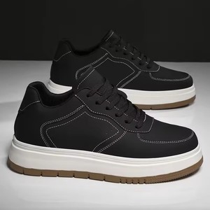 Chaussures de sport respirantes et décontractées pour hommes, rehaussantes (10 cm, 8 cm, 6 cm), blanches et noires, tendance, pour la <span class=keywords><strong>course</strong></span> et polyvalentes - Product Image 6