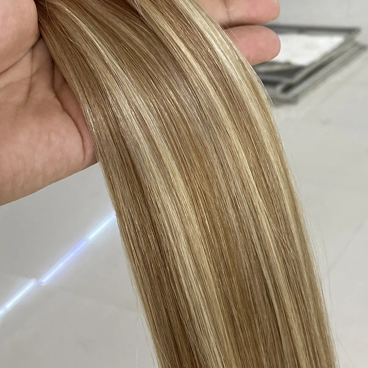 Alibaba Retail Virgin European Extensions 22inch Russian Cheveux Keratin Bonds Real Remy Flat Tip Human Hair Extensions