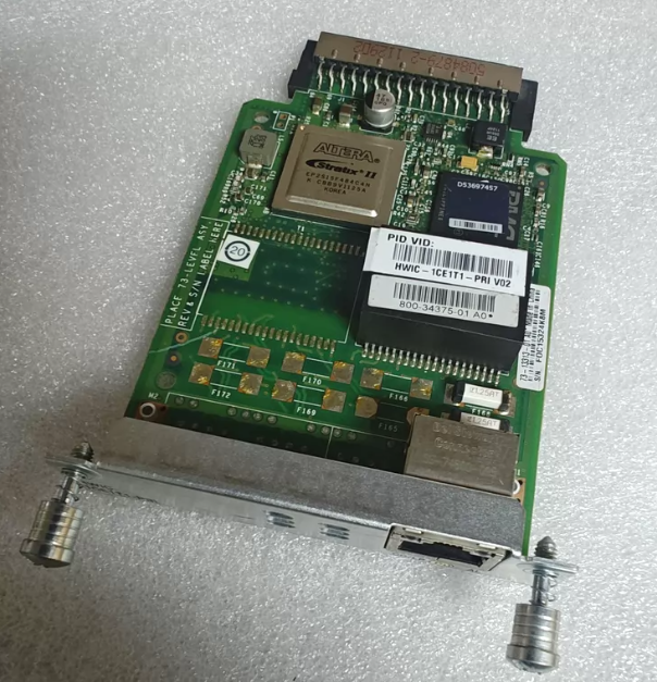 ClSCO HWIC-1CE1/T1-PRI 1Port Channelized E1T1ISDN PRI High Speed WAN Interface Card for ISR 2800 2900 3800 3900 Series Routers