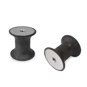 Factory Manufacture Type AT Waisted Rubber Buffers Cotton Reel Rubber Mount Rubber Bump Stops