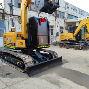 SANY Factory Original SY75C Mini pelle de 7 tonnes de haute qualité à faible utilisation en vente utilisée avec les composants du moteur et de la pompe à noyau - Product Image 4