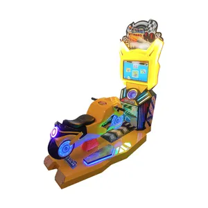 Máquina de juegos recreativos para niños, simulador de vídeo de carreras con Motor Crazy para entretenimiento en interiores