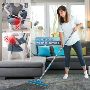 3 in 1 Carpet Rake for Pet Hair Removal, Reusable Pet Hair Remover <strong>Broom</strong>, 60'' Adjustable Long Handle Dog and <strong>Cat</strong> Hair Remover - Product Image 3