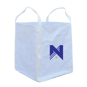 पीई लाइनर बैग के साथ मजबूत प्लास्टिक 1000 किग्रा पीपी जंबो बड़ा बैग
