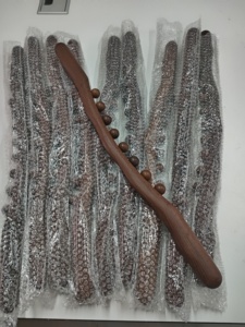 ODM Hand Massage <b>Roller</b>, 5 Types Muscle <b>Roller</b> Stick, Manual Wood Therapy Massage Tools Massager <b>Rollers</b>, for Relaxes Thigh, <b>Leg</b> - Product Image 6