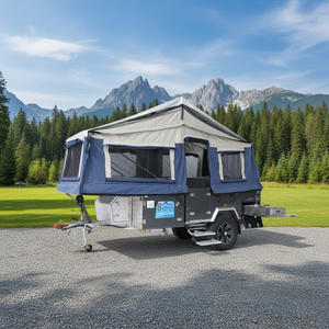 <span class=keywords><strong>Caravane</strong></span> <span class=keywords><strong>pliante</strong></span> pour 3-4 personnes, 4,9x1,9x1,3m, 1350kg de charge utile, 2000kg de poids max. de remorque, MOQ 2 pièces - Product Image 1