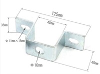 Raccord en forme de U de haute qualité pour pince de faisceau de canal de jambe de force et raccords de plafond de support de fixation en métal