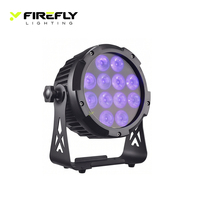 Projecteur LED PAR à piles 12x18W RGBAW+UV 6-en-1 IP65 DMX512 pour éclairage de scène de mariage et d'événements