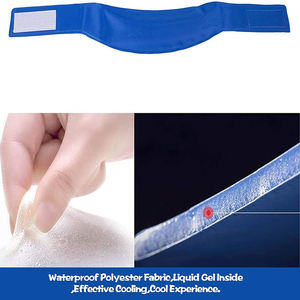 Kunden spezifische Anti-Hitze-Katze Ice <span class=keywords><strong>Pad</strong></span> <span class=keywords><strong>Gel</strong></span> Haustier Hund Sommer Sonnenstich Prävention Kühlung Halsband Solid <span class=keywords><strong>Gel</strong></span> Wraps - Product Image 5