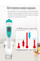Stylo testeur de qualité de l'eau numérique 7-en-1 usage industriel moniteur de PH/TDS/EC/ORP/SG/salinité