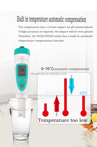 Stylo testeur de qualité de l'eau numérique 7-<span class=keywords><strong>en</strong></span>-1 usage industriel moniteur de <span class=keywords><strong>PH</strong></span>/TDS/EC/ORP/SG/salinité - Product Image 4
