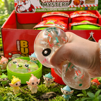 Nouveaux jouets Squishy en gros, jouets à presser Kawaii en forme de boulettes de Noël avec logo personnalisé pour coffrets cadeaux commémoratifs de fêtes