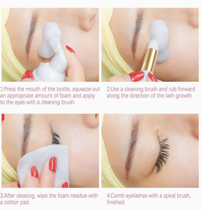 Nettoyant Moussant Professionnel pour Cils en Cristal Marque Blanche – Shampoing Densifiant pour Extensions de Cils et Bain Oculaire – Usage en Salon - Product Image 4