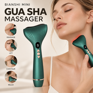 Masajeador Facial Eléctrico Gua Sha, Instrumento de Belleza para Raspado de Meridianos, Masajeador Corporal Completo, Máquina de Masaje Facial con Calor para Lifting - Product Image 1