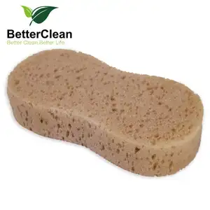 Toptan mikro fiber birincil renk süper yumuşak eldiveni araba yıkama temizleme sünger fırça