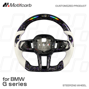 Volante Deportivo de Fibra de Carbono Forjado con LED Inteligente Personalizado de Nueva Generación para BMW G45 G60 G61 G70 M5 G99 525i M 530i Serie 7 - Product Image 2
