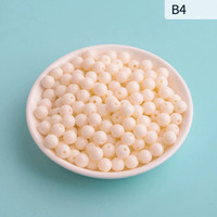 Perles d'ivoire pour la fabrication de bijoux DIY, perles d'espacement rondes en plastique de 6 mm, 8 mm, 10 mm pour stylos à perles, fournitures de décoration de mariage nuptial