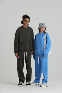 Herren hose Jogger mit Kordel zug 350g/m² Fleece Winter Straight-Leg Siebdruck DTF DTG Print Neuheiten Herren Jogging hose - Product Image 6