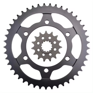 Pour <span class=keywords><strong>Yamaha</strong></span> MT07 MT09 FZ07 Suzuki <span class=keywords><strong>GSXR</strong></span> <span class=keywords><strong>750</strong></span> 1000 45 dents personnalisé moto arrière pignon en acier - Product Image 1