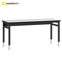 Table de formation rectangulaire robuste et ensemble de chaises mobiles pour les centres de formation d'entreprise et les écoles