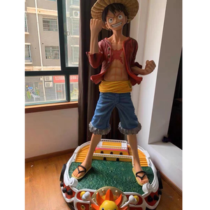 High Quality Anime Figure Resin <strong>Statue</strong> One Piece Character <strong>Life</strong> <strong>Size</strong> 1:1 Luffy Action Figure for Decor Anime Sculpture - Product Image 3