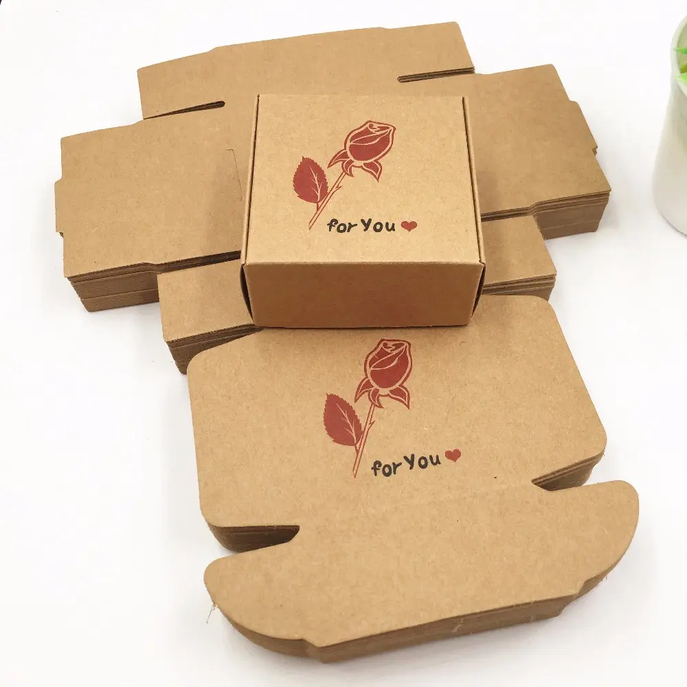 कस्टम खुद के डिजाइन छोटा सा उपहार नालीदार पैकिंग बक्से