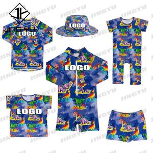 Traje de Baño de Manga Larga de Diseño Personalizado de Alta Calidad para Niña, Traje de Baño Infantil con Estampado Floral, Ropa de Playa para Niños - Product Image 1