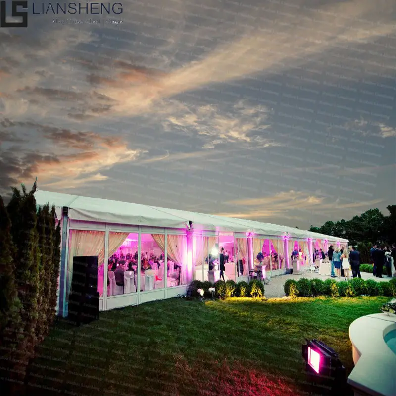 Прозрачный открытый навес из алюминиевого сплава для свадебной вечеринки палатка для мероприятий