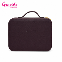 Ensemble professionnel de 19 pinceaux de maquillage pour le visage, poils synthétiques en nylon, manches en bois, étui de transport, étiquette privée OEM