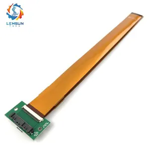 New flixable connecting cable for ceramic inkjet printer print head XAAR 1002/1003 to 1001 board yellow 30cm