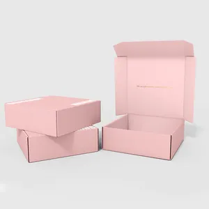 All'ingrosso confezione regalo Premium di lusso a colori grande pacchetto di scatole di spedizione stampate personalizzate scatola di cartone corrugato con Logo personalizzato